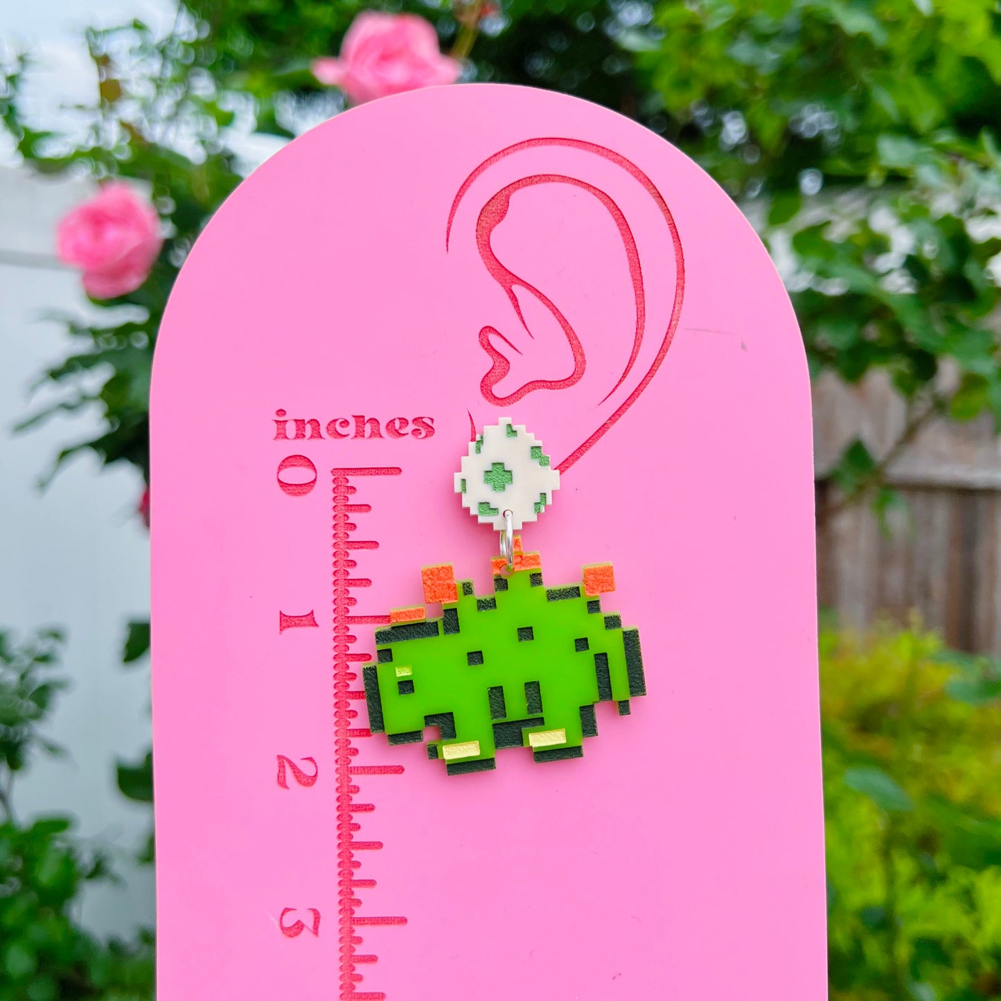 Stardew Dino Acrylic Earrings, Keychains & Pins