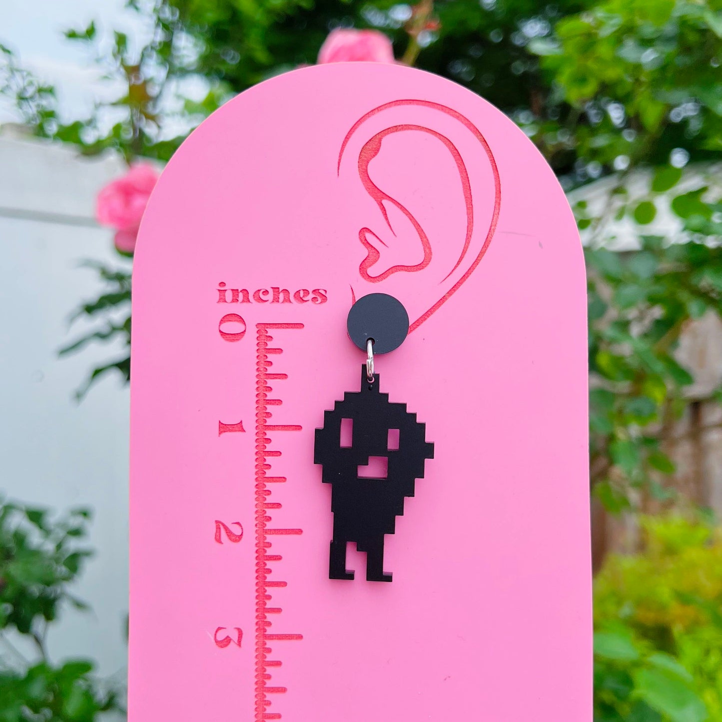 Krobus Acrylic Earrings, Keychains & Pins