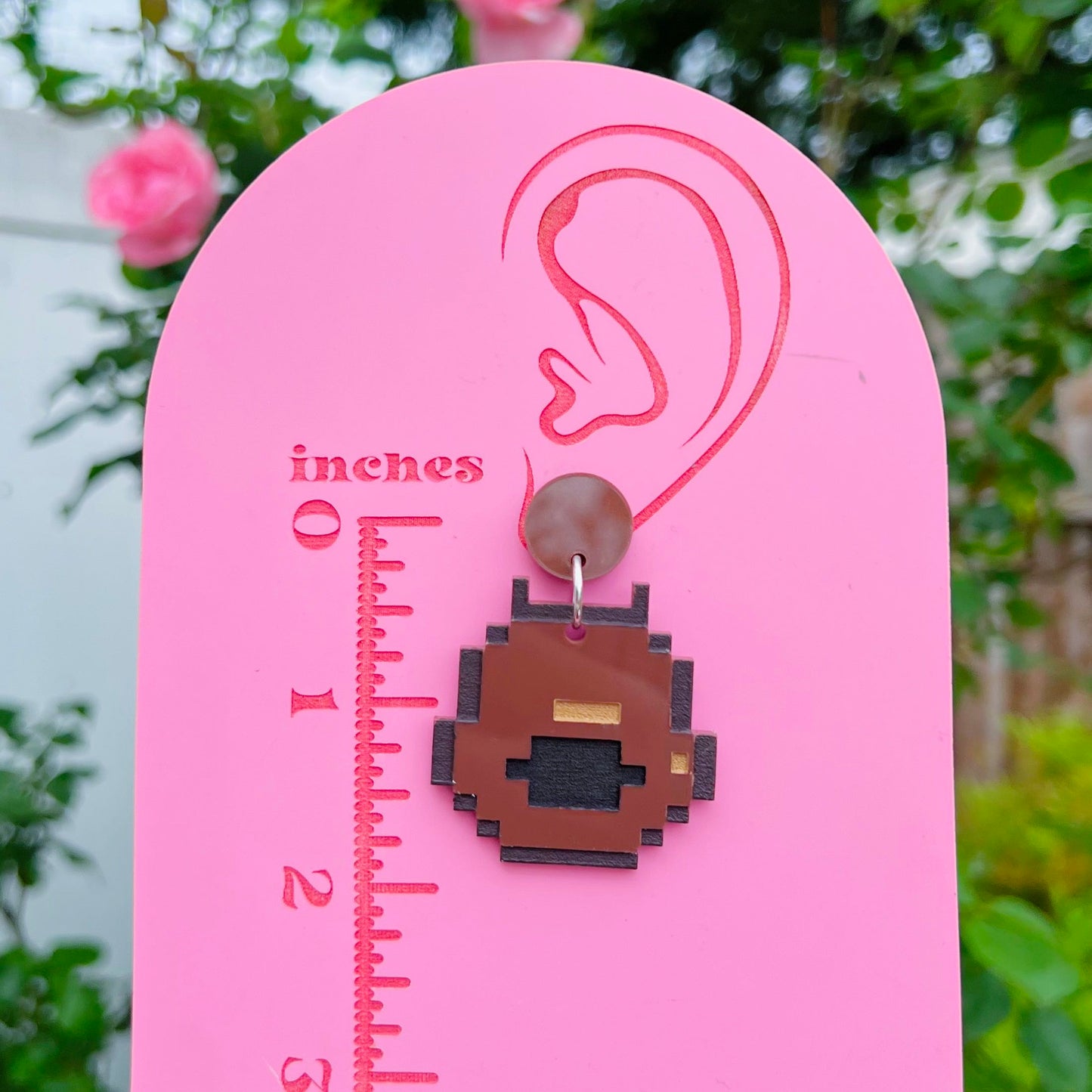 Dwarvish Helm Acrylic Earrings, Keychains & Pins
