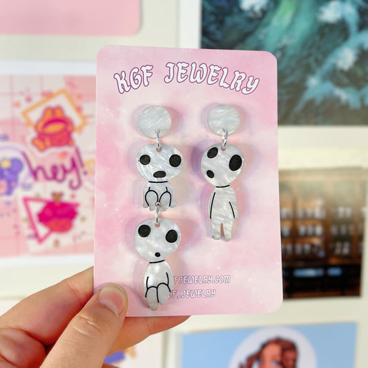 Kodama Acrylic Earrings