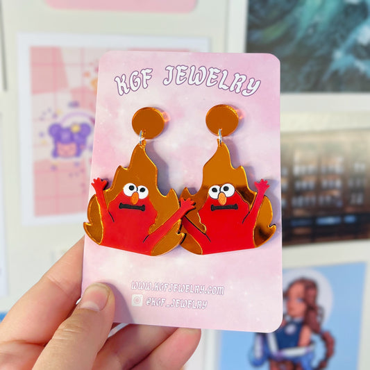 Hellmo Meme Acrylic Earrings, Keychains & Pins