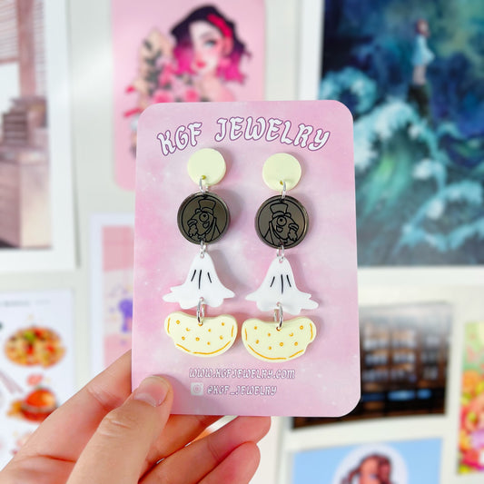 Gang’s All Here Acrylic Earrings & Keychains