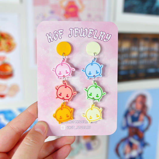 Pastel Junimos Acrylic Earrings