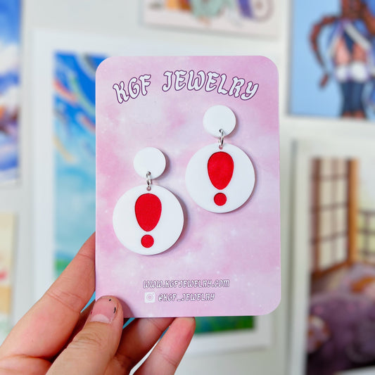 Pitfall Acrylic Earrings, Keychains & Pins