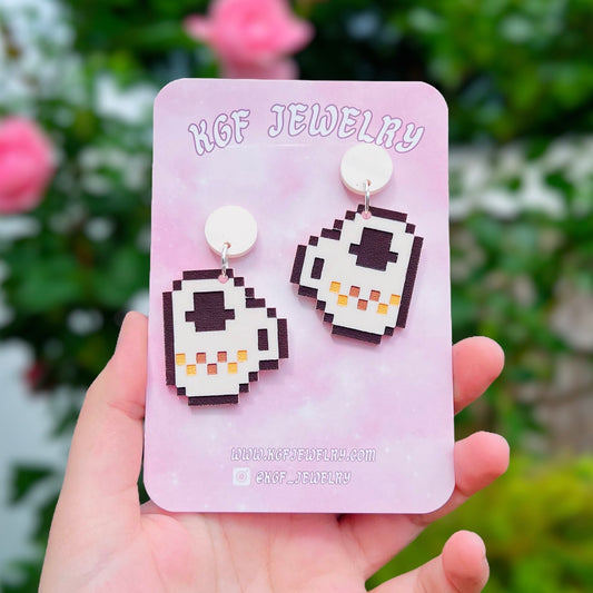 Stardew Coffee Acrylic Earrings, Keychains, & Pins