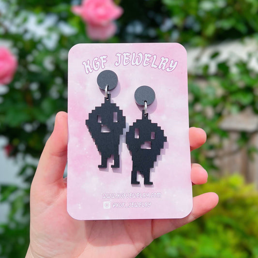 Krobus Acrylic Earrings, Keychains & Pins