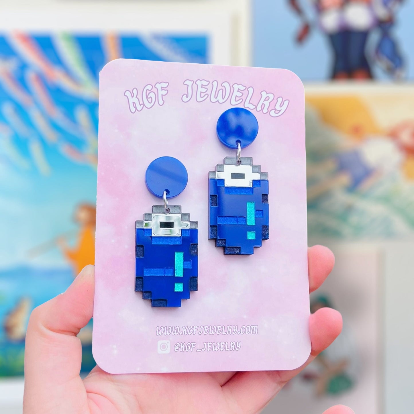 Joja Cola Acrylic Earrings, Keychains, & Pins