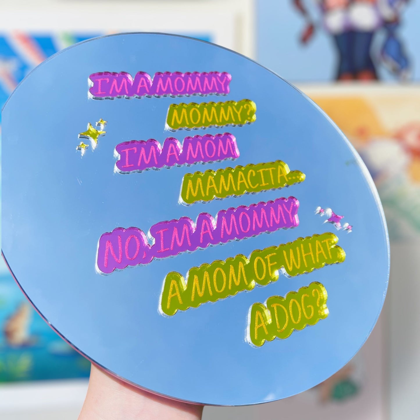 Love Island Mamacita Acrylic Mirror Wall Decor