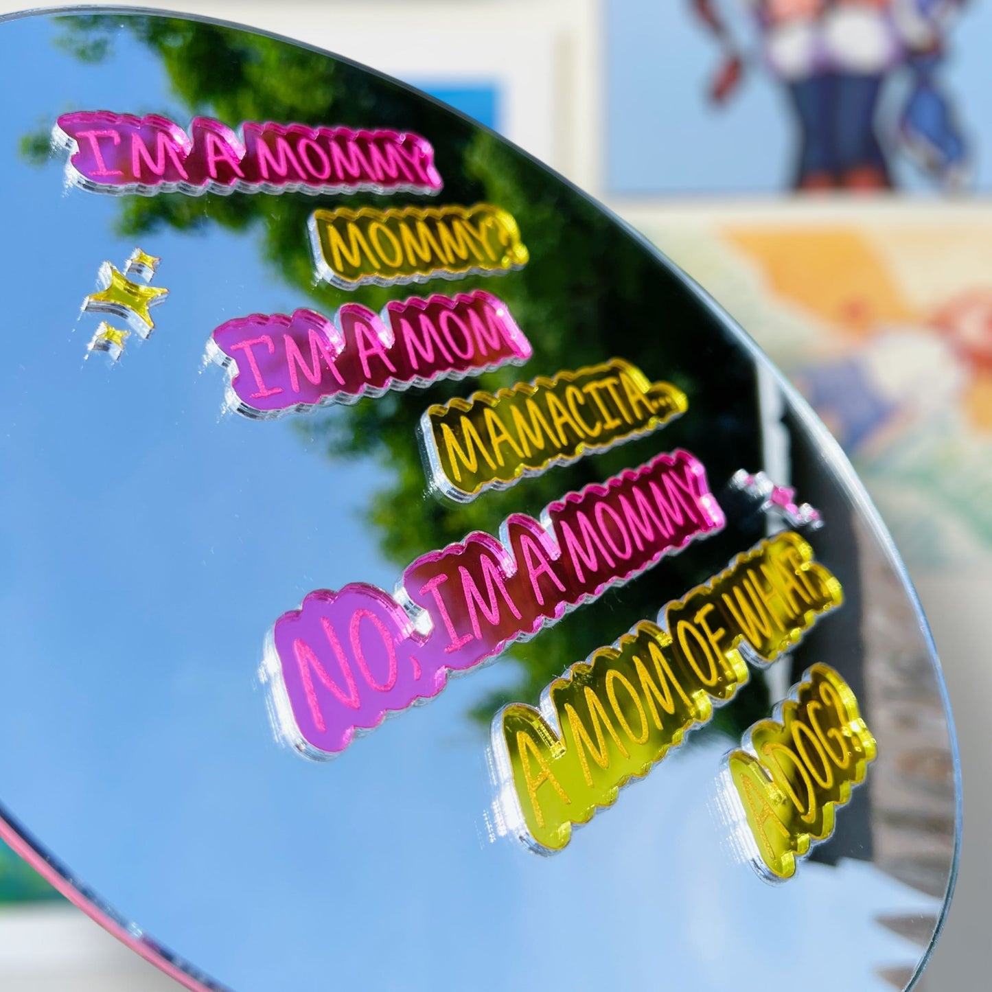 Love Island Mamacita Acrylic Mirror Wall Decor