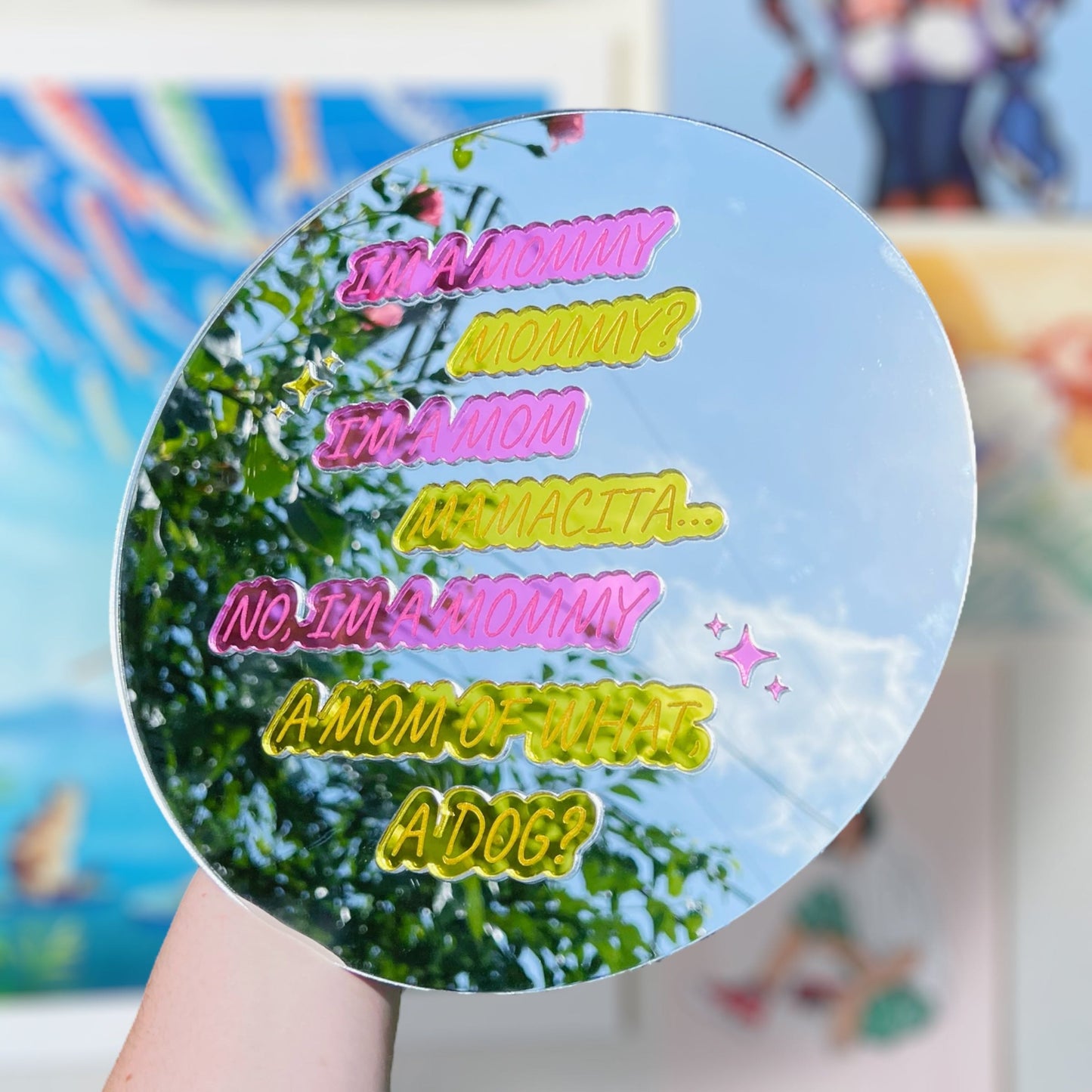 Love Island Mamacita Acrylic Mirror Wall Decor