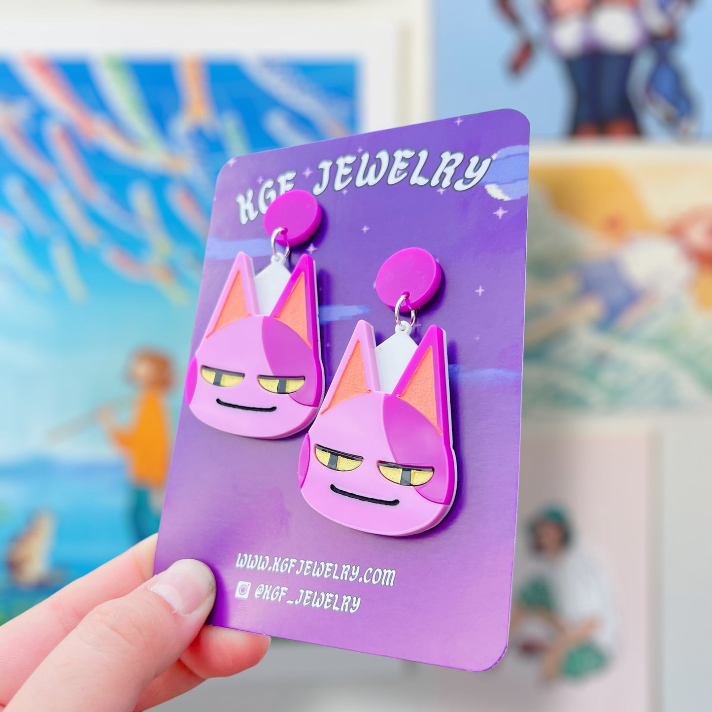 Bob Villager Acrylic Earrings & Keychains