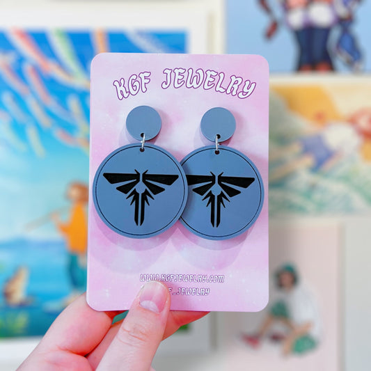 Firefly Pendant Handmade Acrylic Dangle Earrings & Keychains