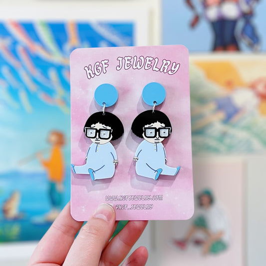 Baby Tina Acrylic Earrings & Keychains