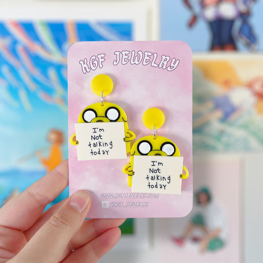 Jake's Sign Acrylic Earrings & Keychains