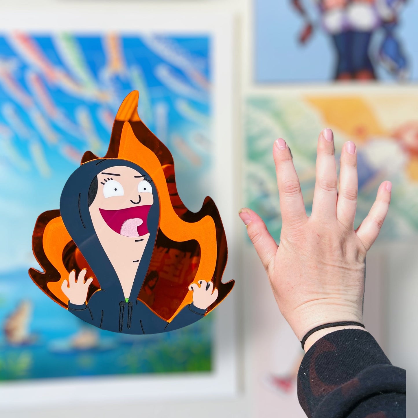 Fire Louise Acrylic Wall Mirror