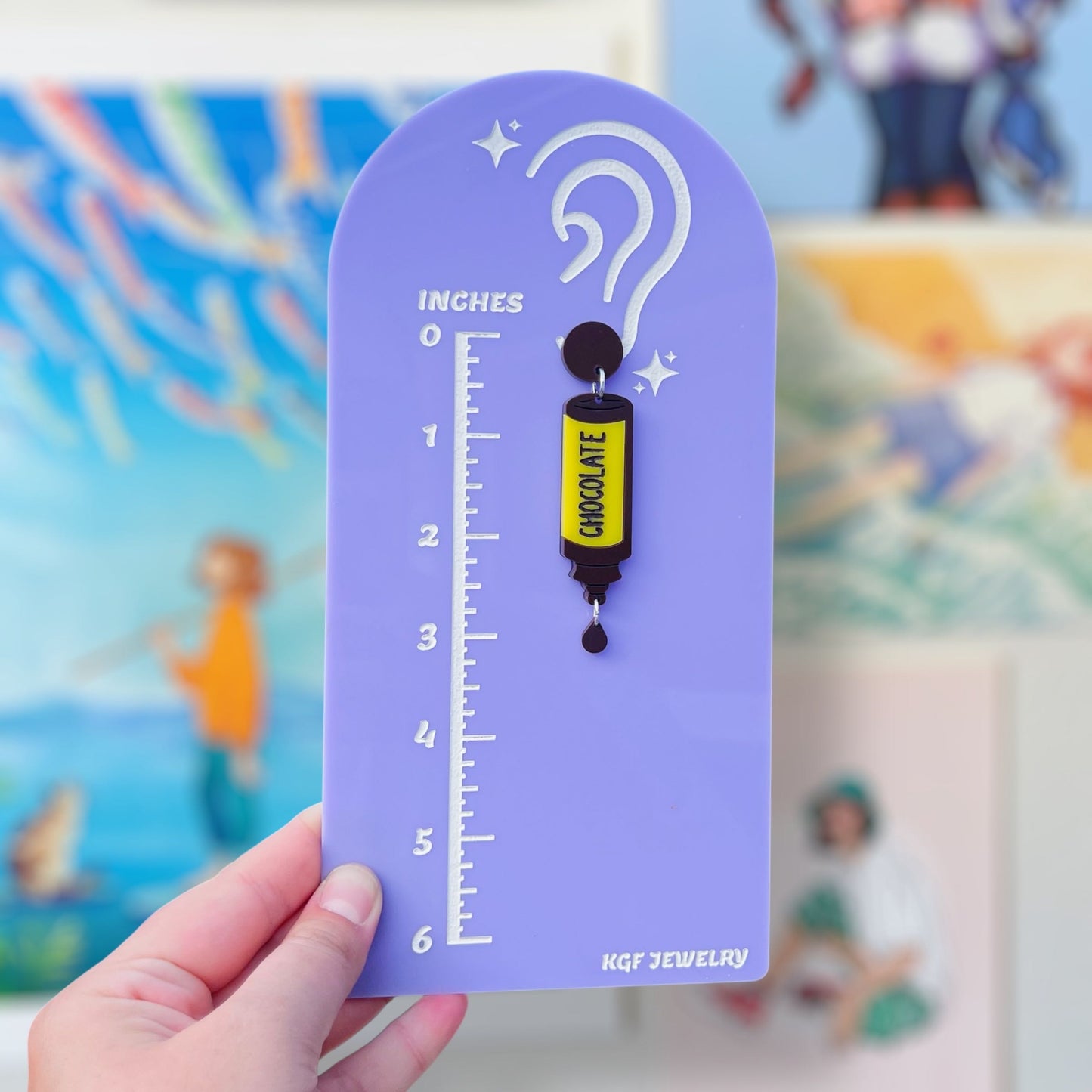 Penguin Pizza Sauce SINGLE Mix and Match Acrylic Earrings & Keychains