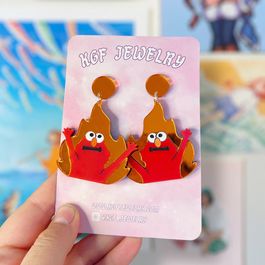 Hellmo Meme Acrylic Earrings & Keychains