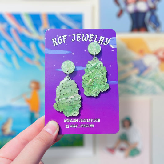 Weed Nugs Acrylic Earrings