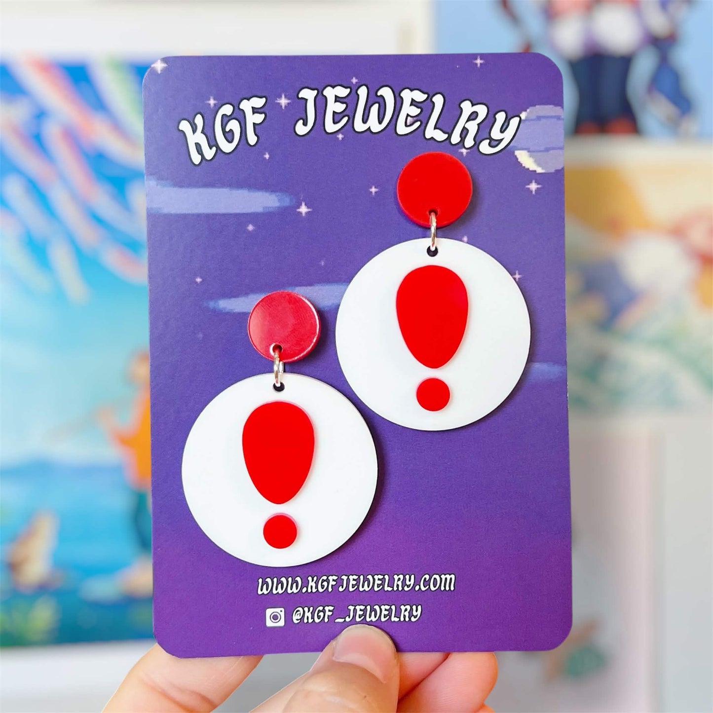Pitfall Video Game Handmade Acrylic Earrings, Keychains, Pins