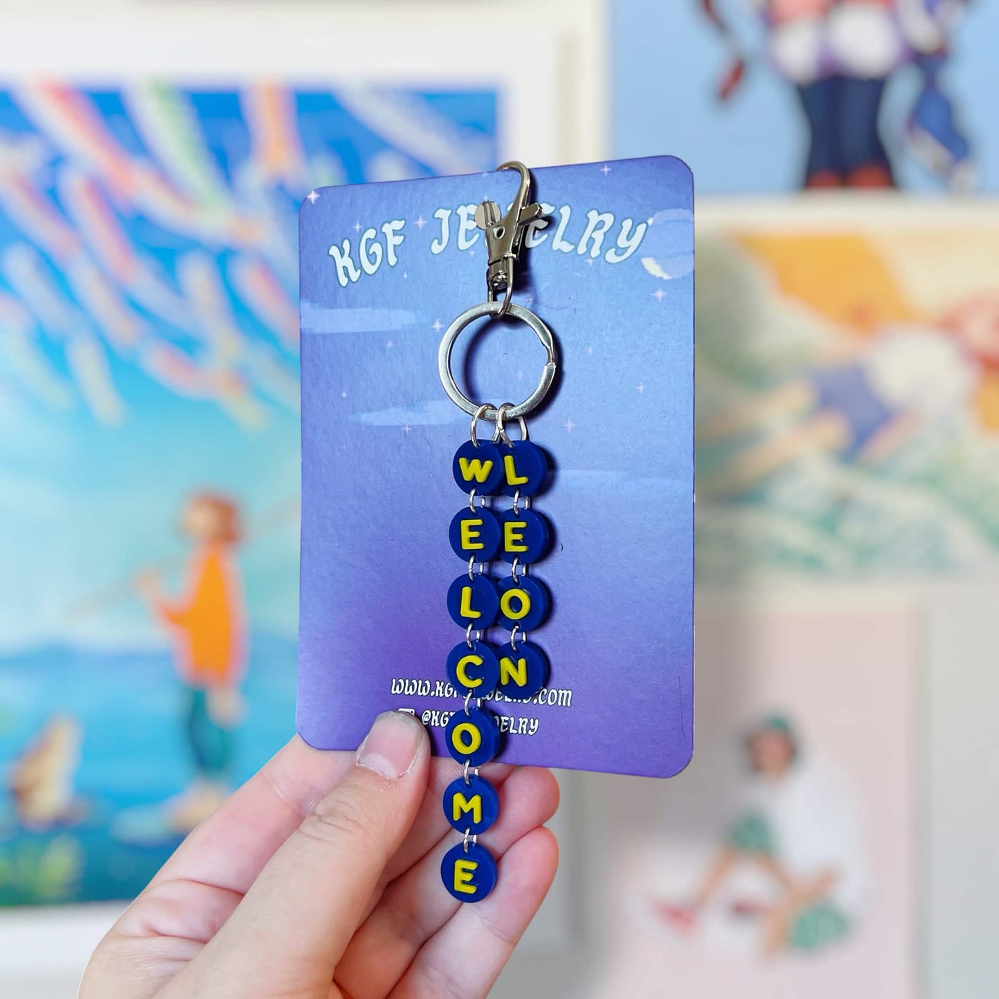 Welcome Leon Video Game Handmade Acrylic Earrings & Keychains