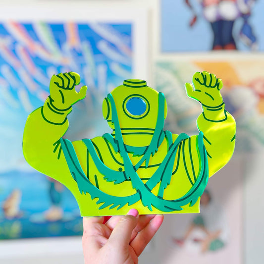 Captain Cutler Handmade Acrylic Wall Decor Mirror