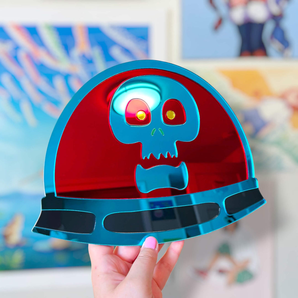 Spooky Space Kook Handmade Halloween Acrylic Wall Decor Mirror