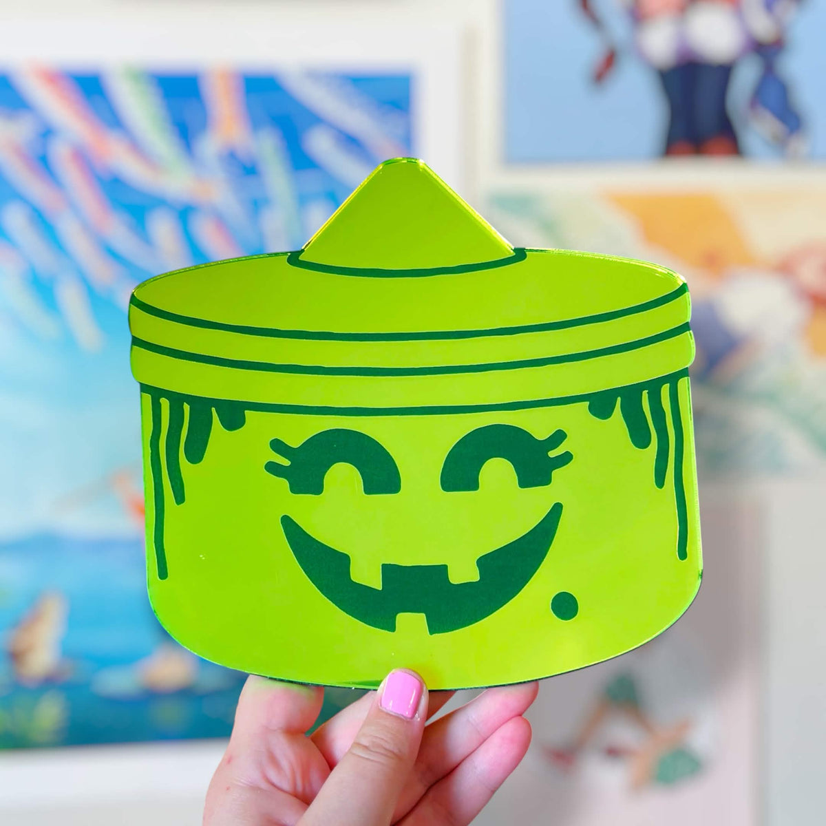 Halloween Buckets Handmade Acrylic Wall Decor Mirrors