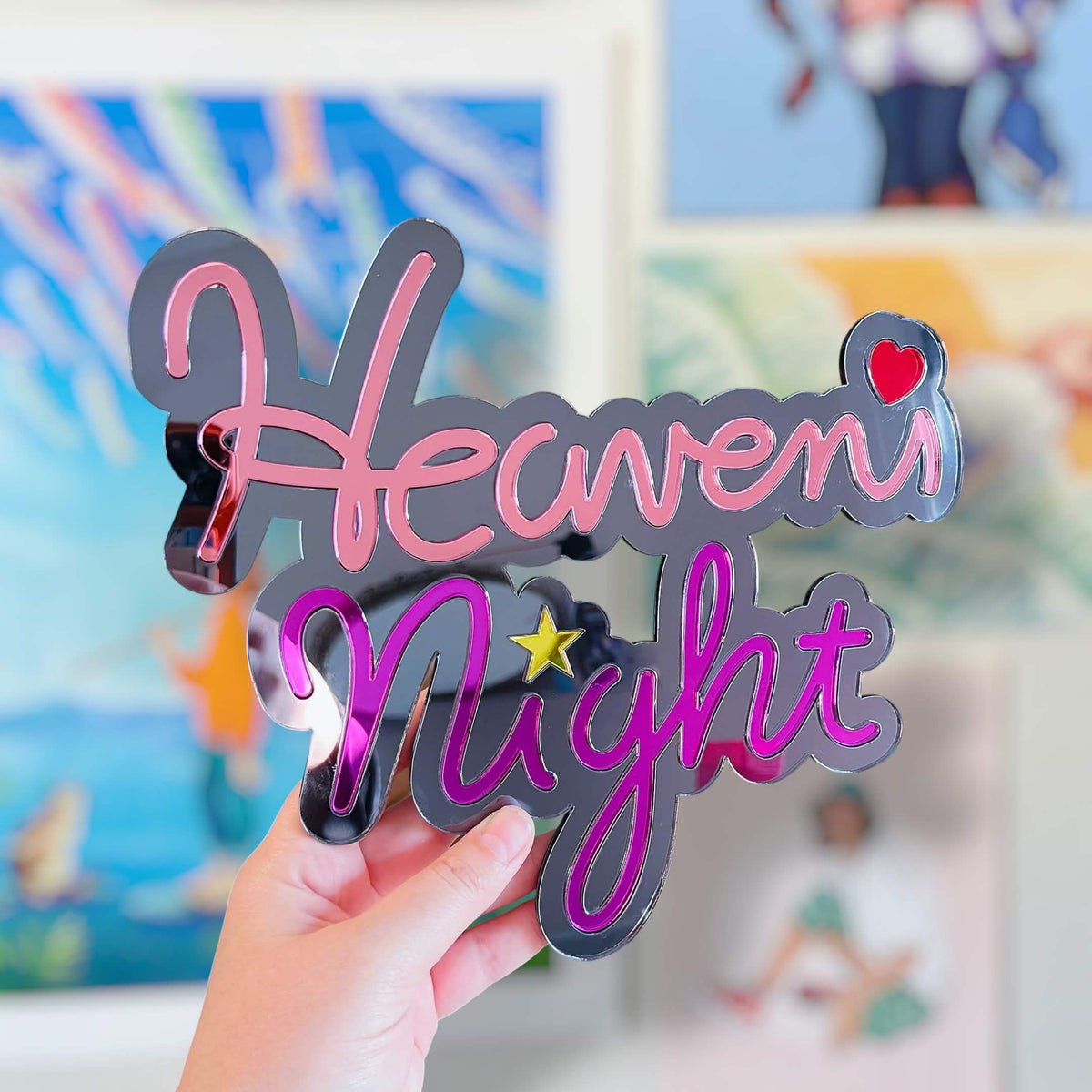 Heaven's Night Handmade Acrylic Wall Mirror PRE ORDER