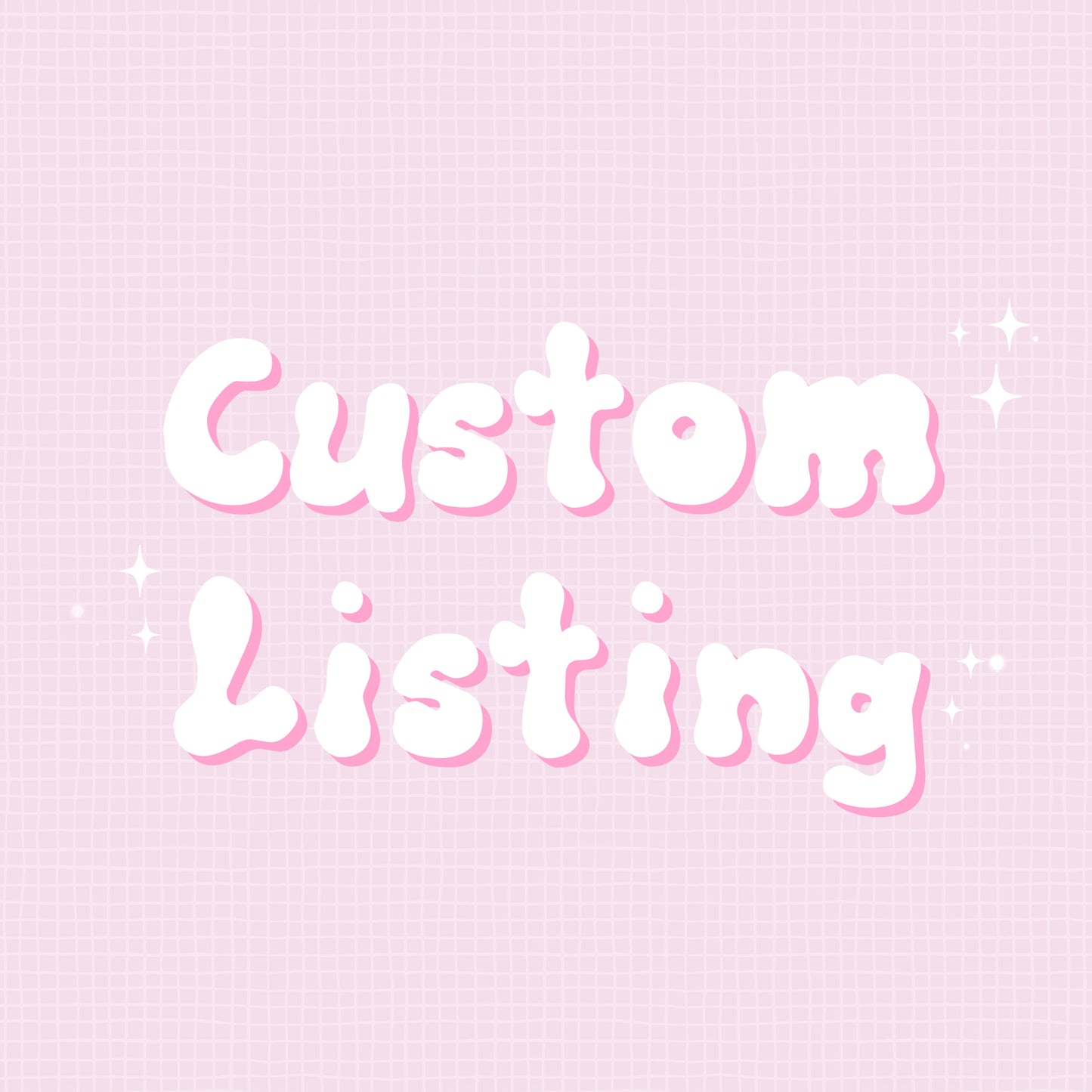 Custom listing for Becca