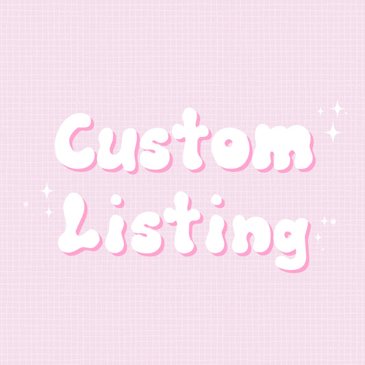 Custom listing for Becca