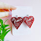 Cupid’s Chapel Valentine's Day Acrylic Earrings, Keychains & Pins