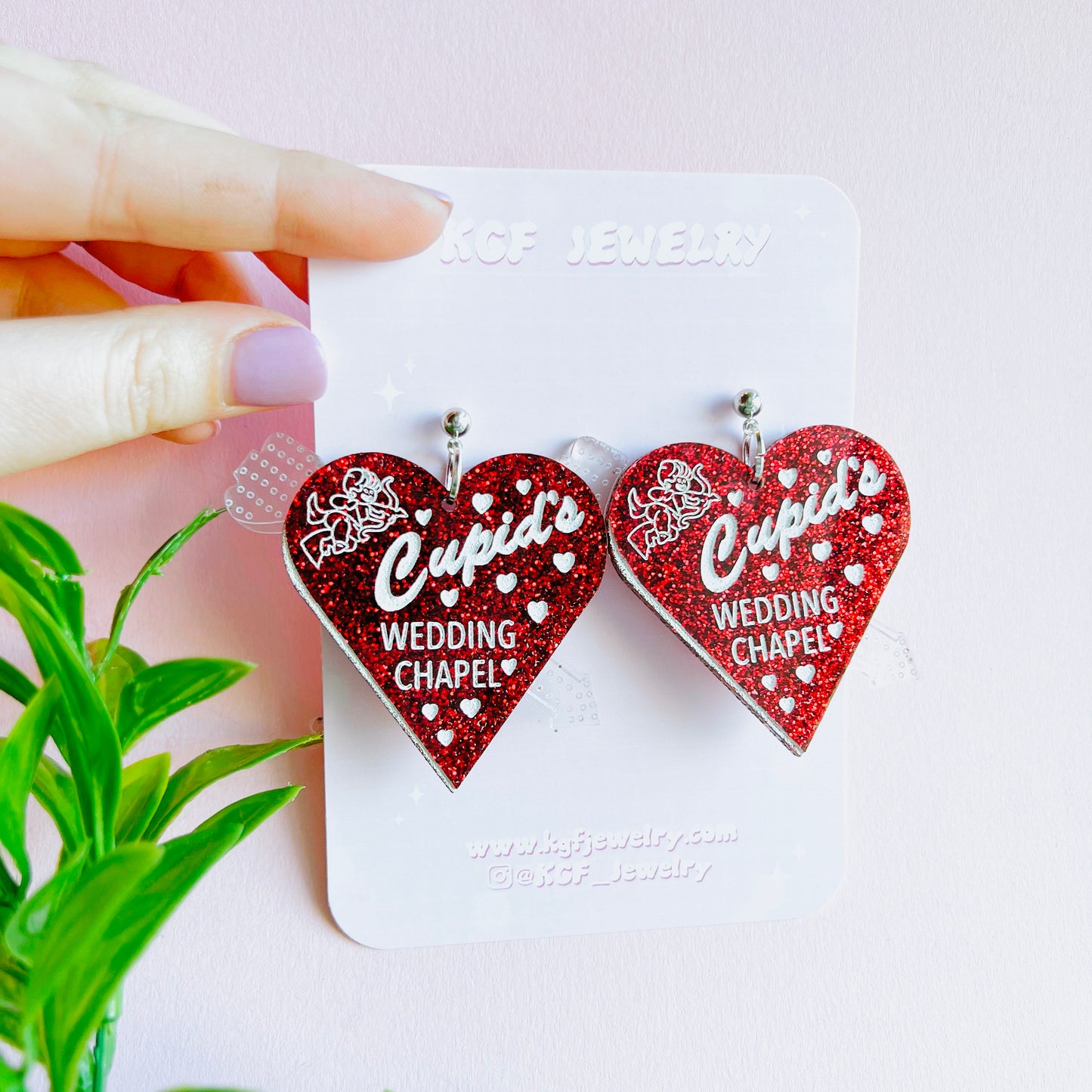 Cupid’s Chapel Acrylic Earrings, Keychains & Pins