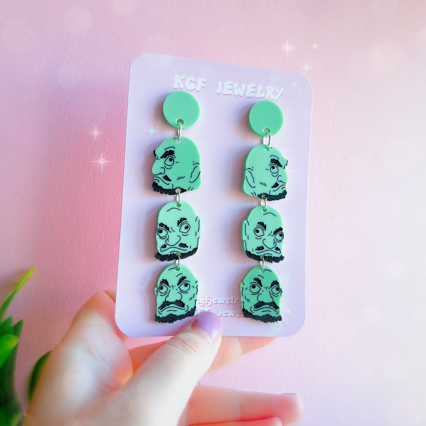 Kashira Acrylic Earrings & Keychains