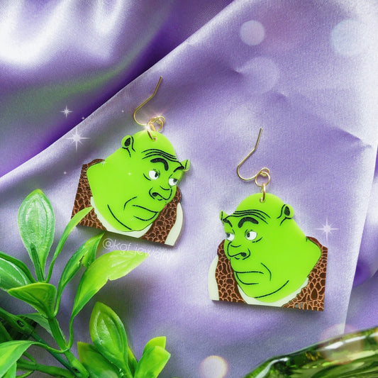 Get Out Of My Swamp! Acrylic Earrings, Keychain & Pin