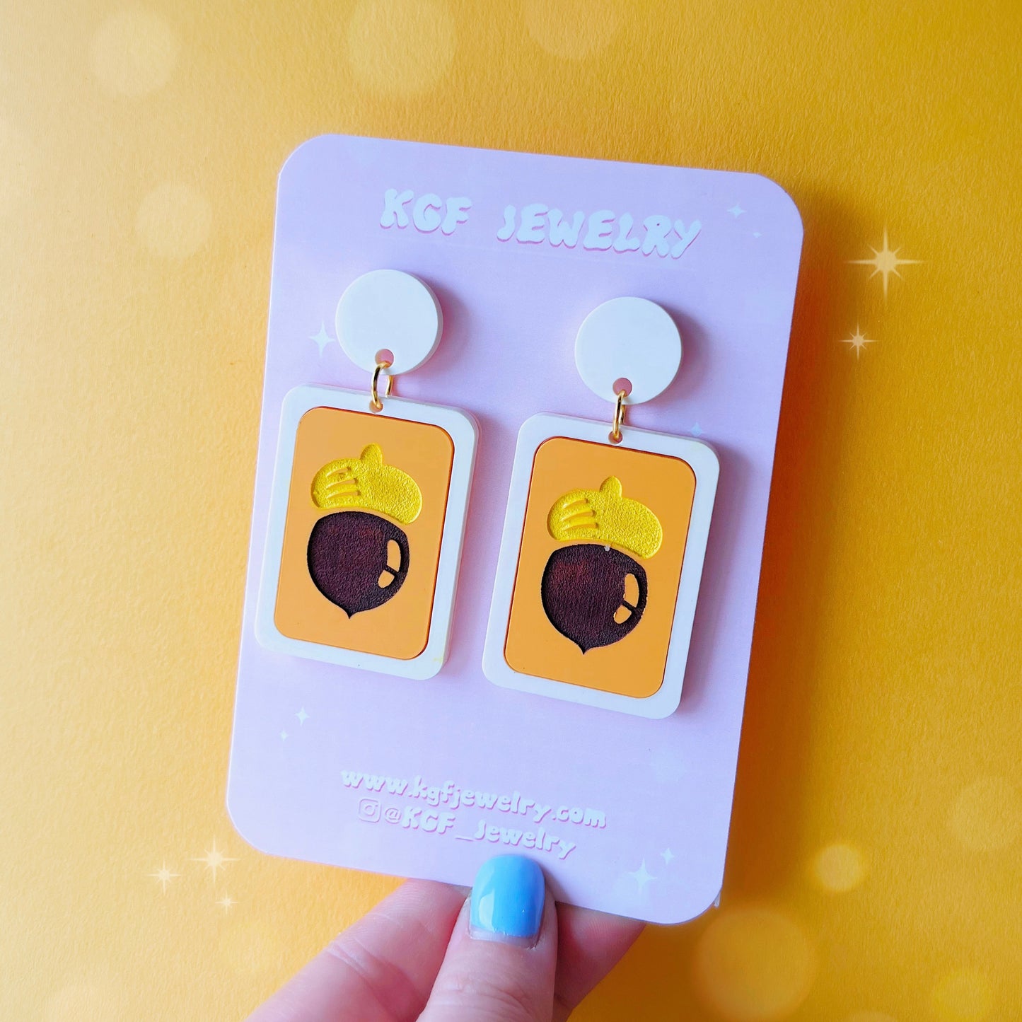 DIY Card Acrylic Earrings, Keychain, Pin